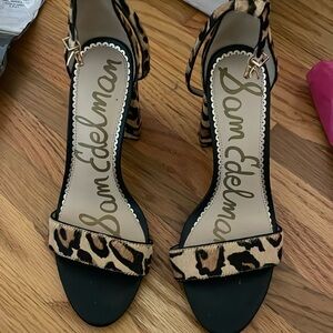 Sam Edelman leopard heels!